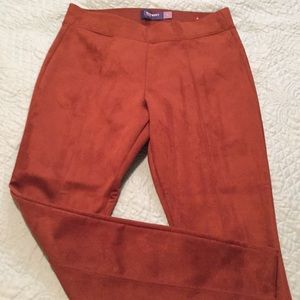 New WOT Camel Suede Leggings
